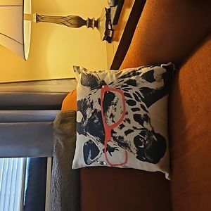 Whimsy Giraffe accent pillow